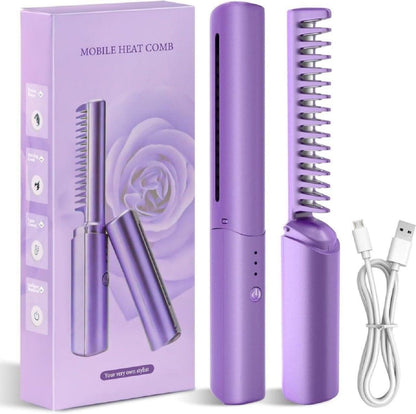 ElleVista - Portable Hair Straightener Comb
