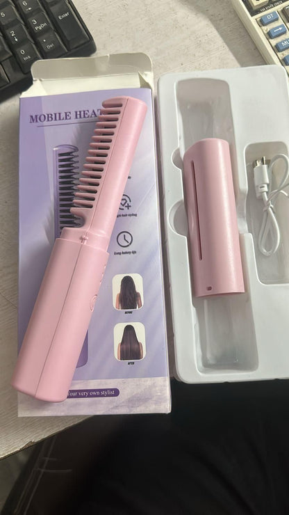 ElleVista - Portable Hair Straightener Comb